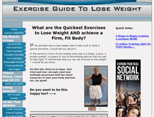 Tablet Screenshot of exercise-guide-to-lose-weight.com